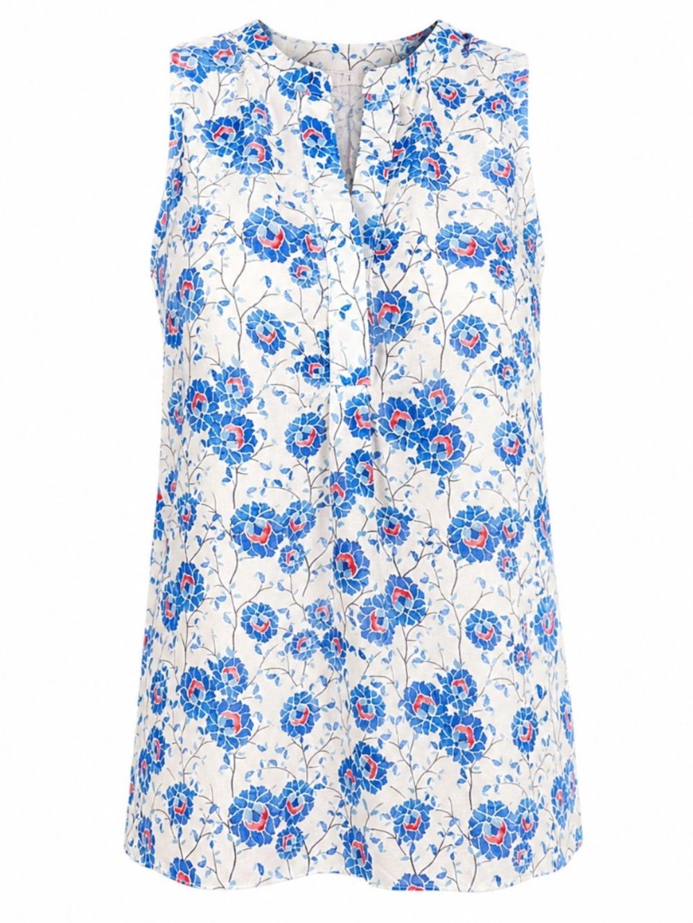 Emma & Olivia Floral Sleeveless Blouse Size Small